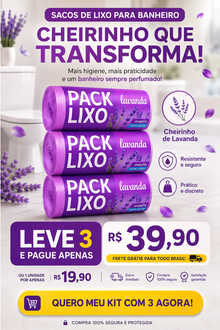 Saquinho perfumados com Cheirinho de lavanda – Oferta especial de 80% OFF 🎁